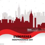 Indonesia's independence day background.