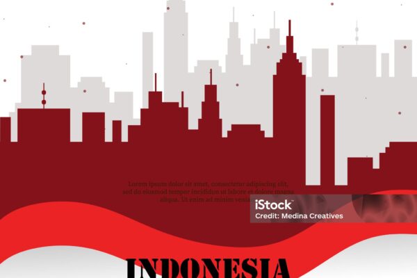 Indonesia's independence day background.